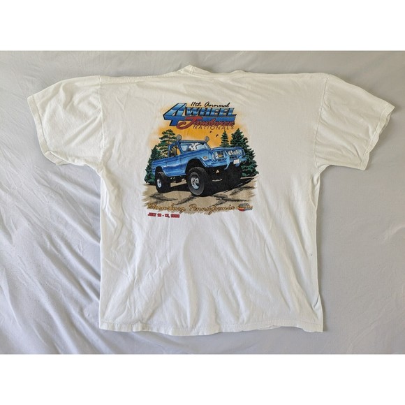 Vintage 1998 4 Wheel Jamboree 4x4‎ Truc Off Road Shirt Men's Size XXL 90s 1990s - Picture 1 of 12